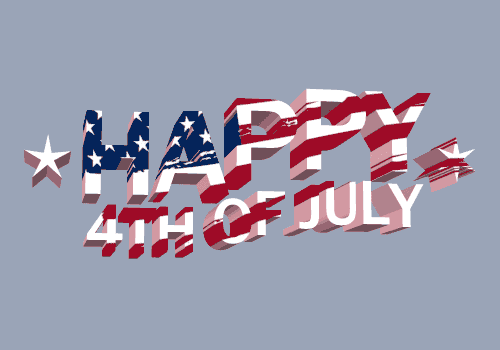 4th of July 2022 3D GIF