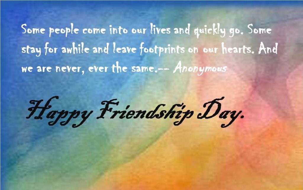 Friendship Day Gift Card with Best Wishes