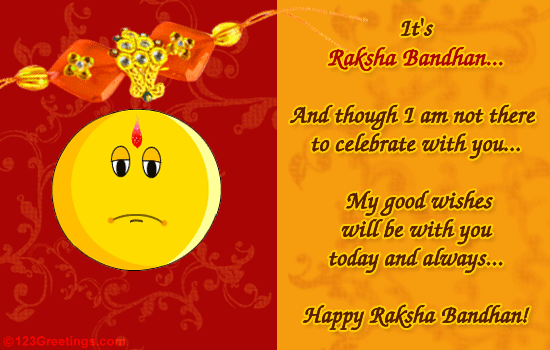 Raksha Bandhan 2023 Greeting Card free download