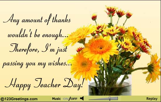 Teachers Day 2023 Free Card