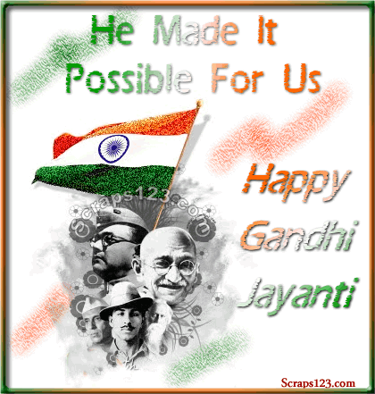 Gandhi Jayanti 2023 Animated GIF