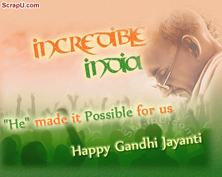 Gandhi Jayanti 2023 Animation GIF