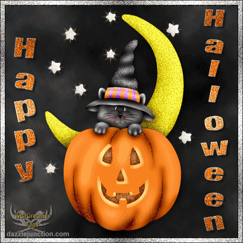 Halloween Pumpkin Mouse GIF
