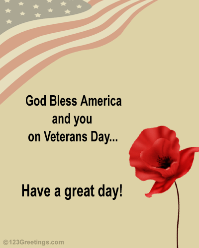 Free Veterans Day Greeting Cards