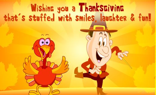 Thanksgiving Day Turkey Fun Greeting Card