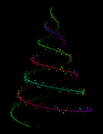 Christmas Tree Glitter GIF