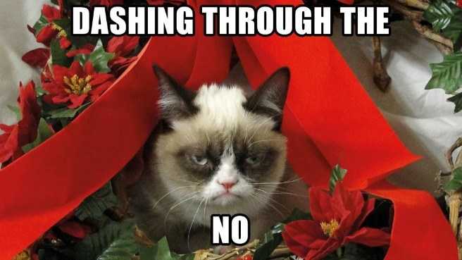 Dashing Through The No Funny Merry Christmas Meme