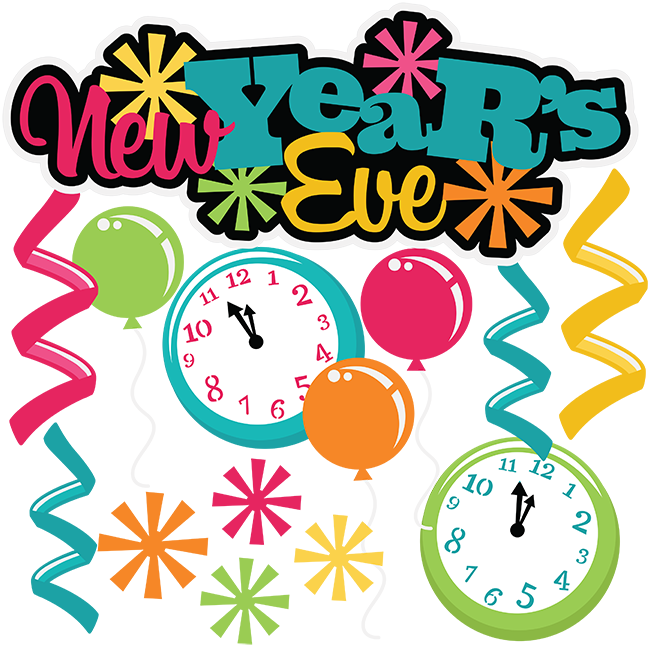 New Year 2024 Eve Party Clipart