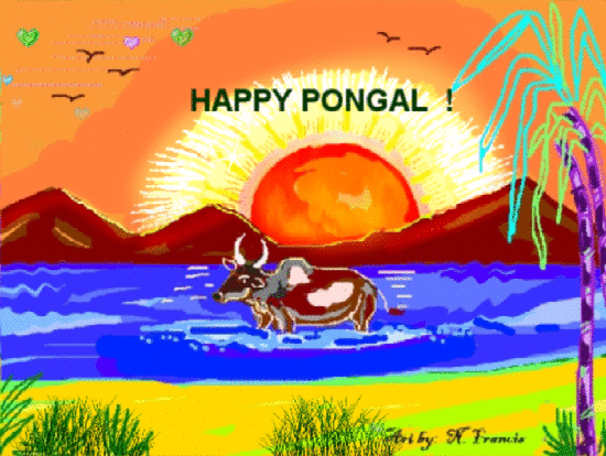 Happy Pongal 2024 Animation