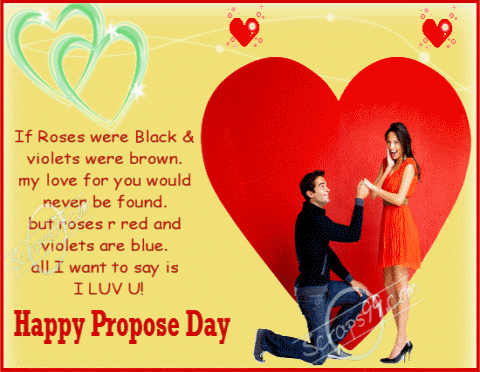 Propose Day Glitters Free