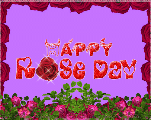 Rose Day Glitter GIF 2023
