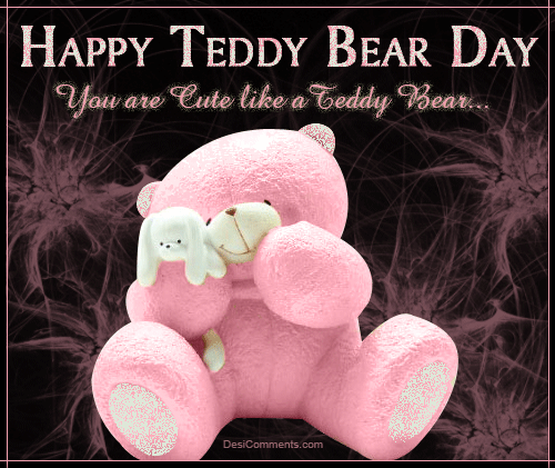 Teddy Bear Day GIF for lovers