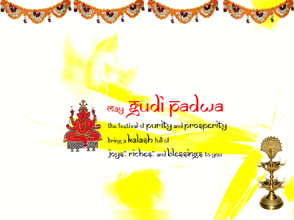 Gudi Padwa Greeting Card