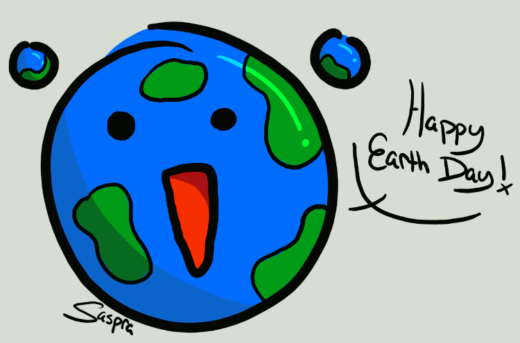 Earth Day 3D GIF