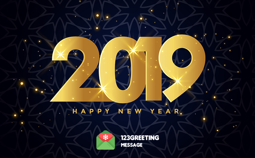 Happy New Year Greeting Card 2023