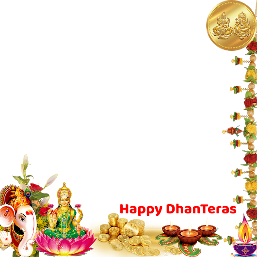 Dhanteras Sticker's for Whatsapp with Lord Laxmi & Kuber