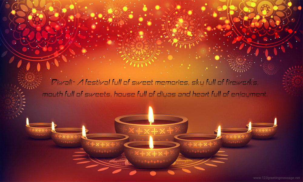 Good Morning with Happy Diwali Wishes, Line & Images