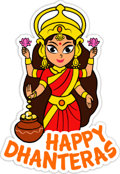 Happy Dhanteras Sticker's for Whatsapp