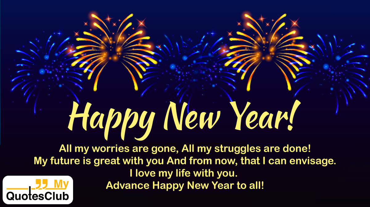 Advance Happy New Year Images for Whatsapp