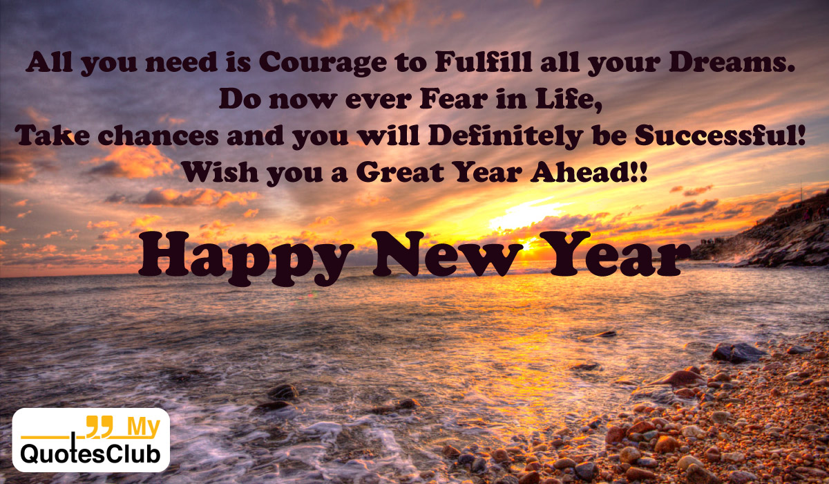 Happy New Year Famous Quotes