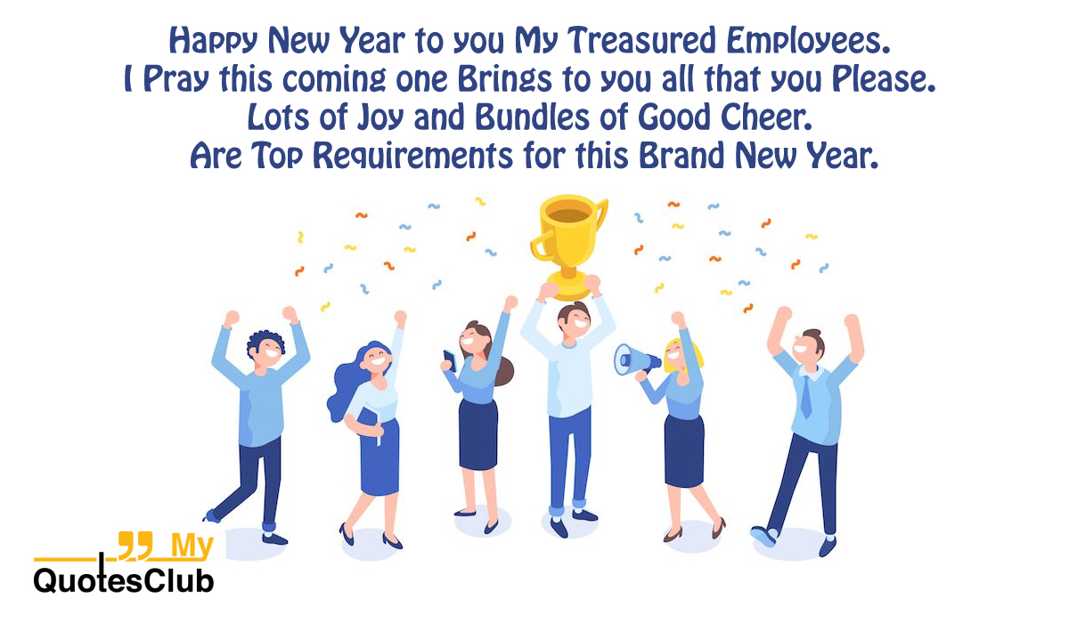 Happy New Year Wishes For Employees