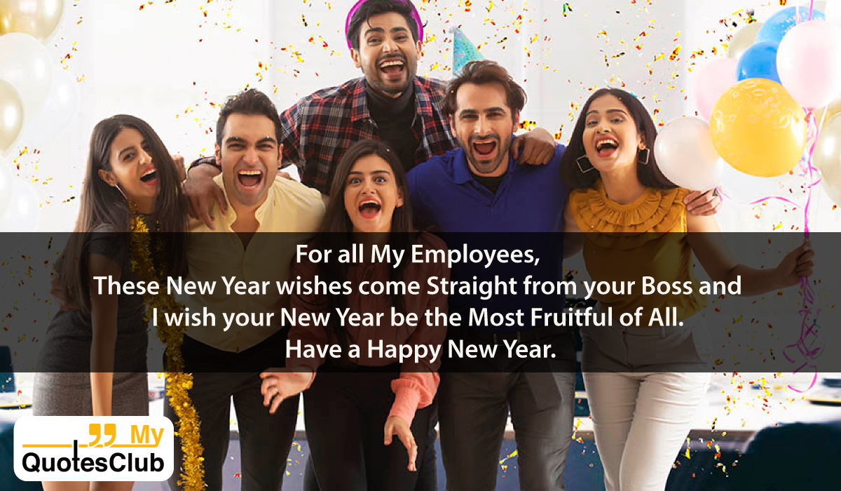 New Year Wishes For Employees