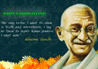 Happy Mahatma Gandhi Jayanti Wishes