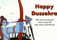 Happy Dussehra Cartoon Ravan & Funny Messages